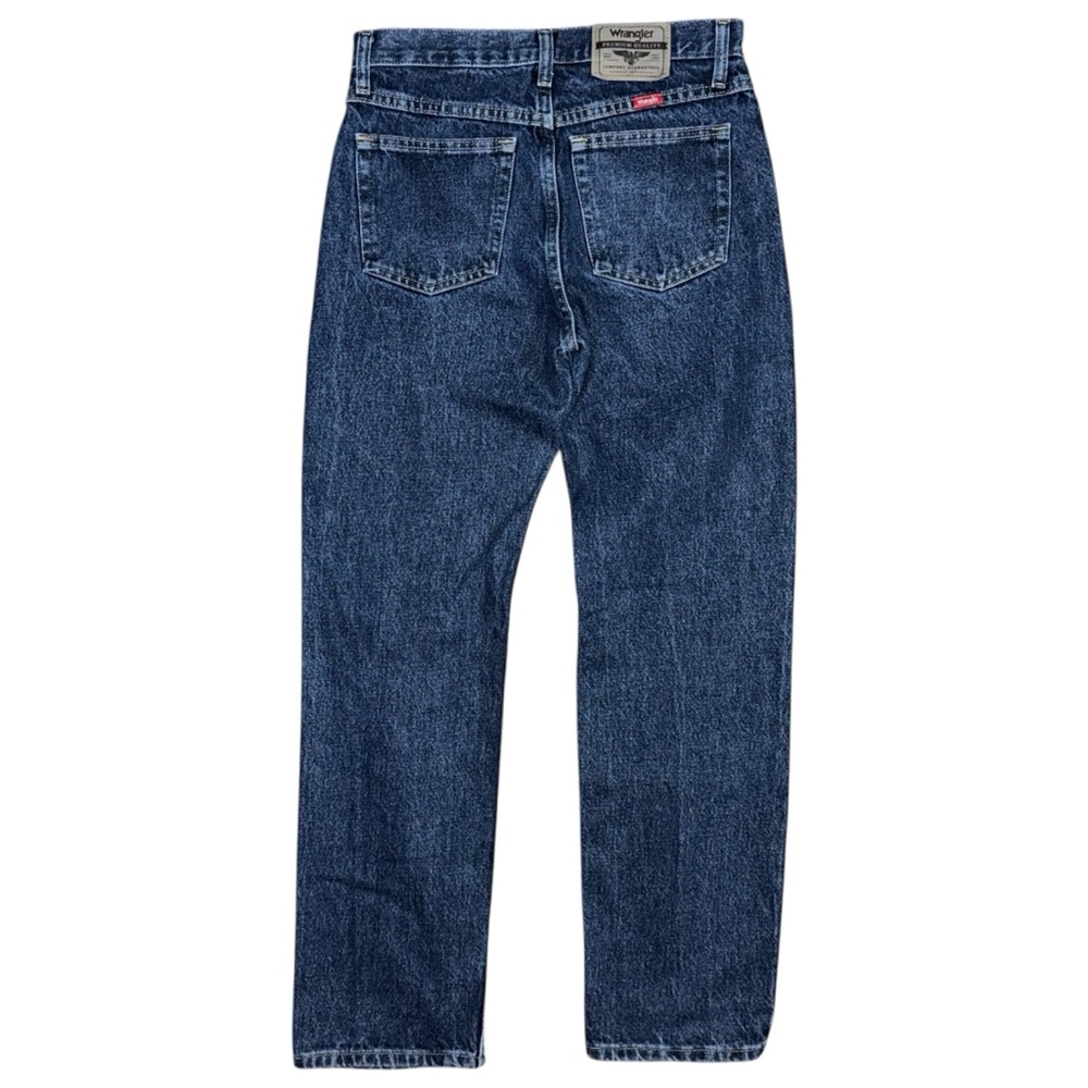Wrangler Men’s 29 x 30 Dark Wash Denim Straight Leg Jeans Cotton 10G9651MN